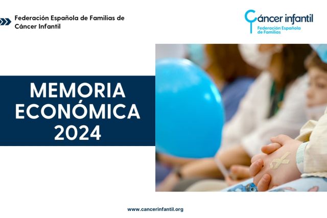 Memoria ecónomica 2024 cancer infantil