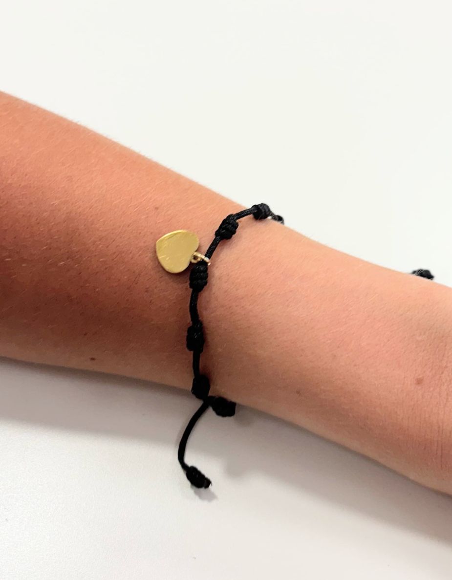Pulsera 7 nudos negra