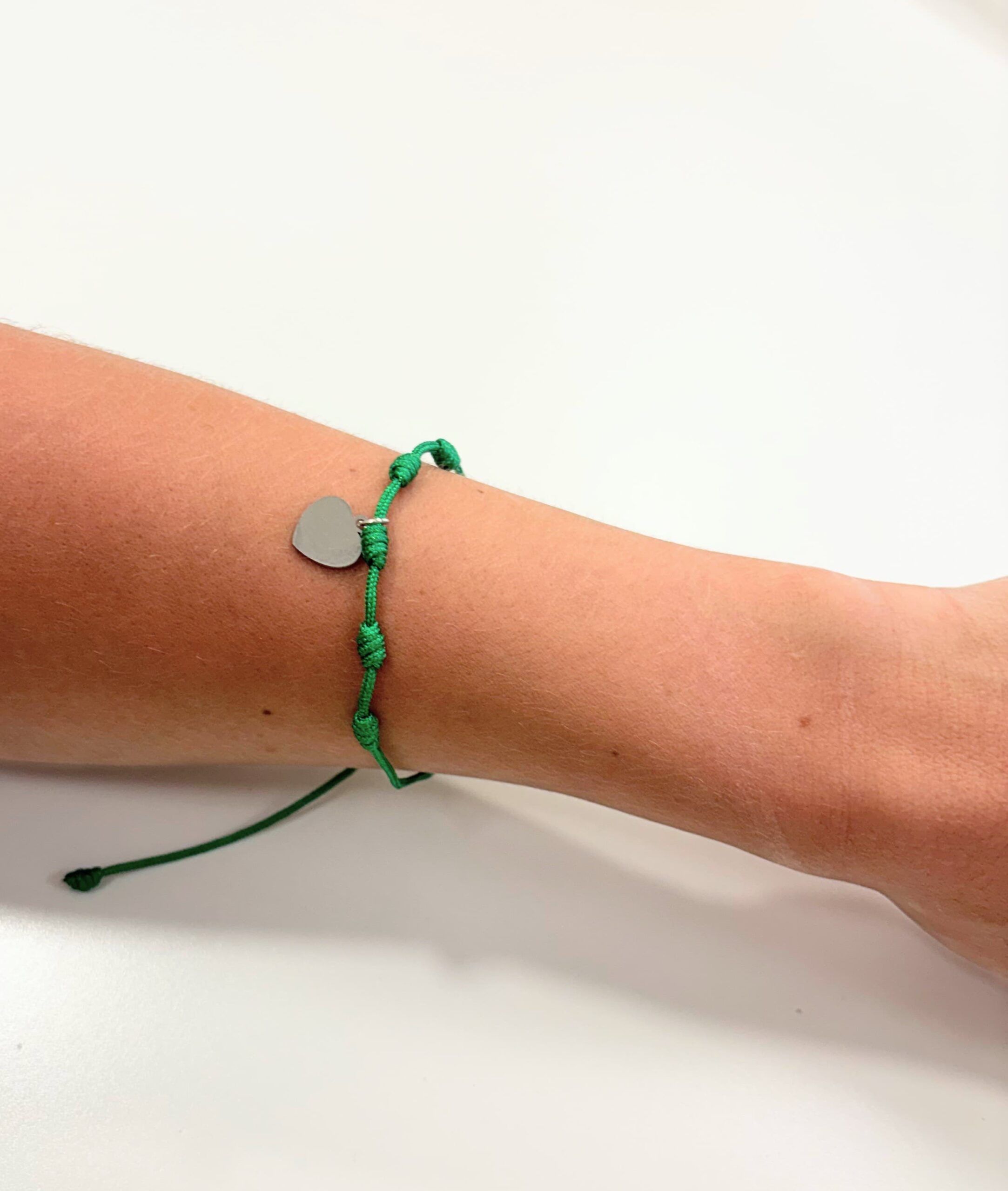 Pulsera 7 nudos verde