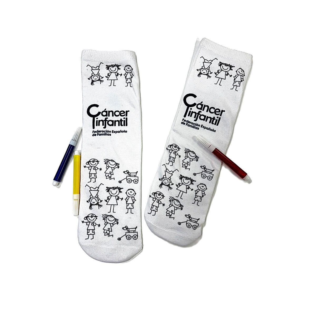 calcetines para pintar