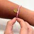 Pulsera 7 nudos rosa