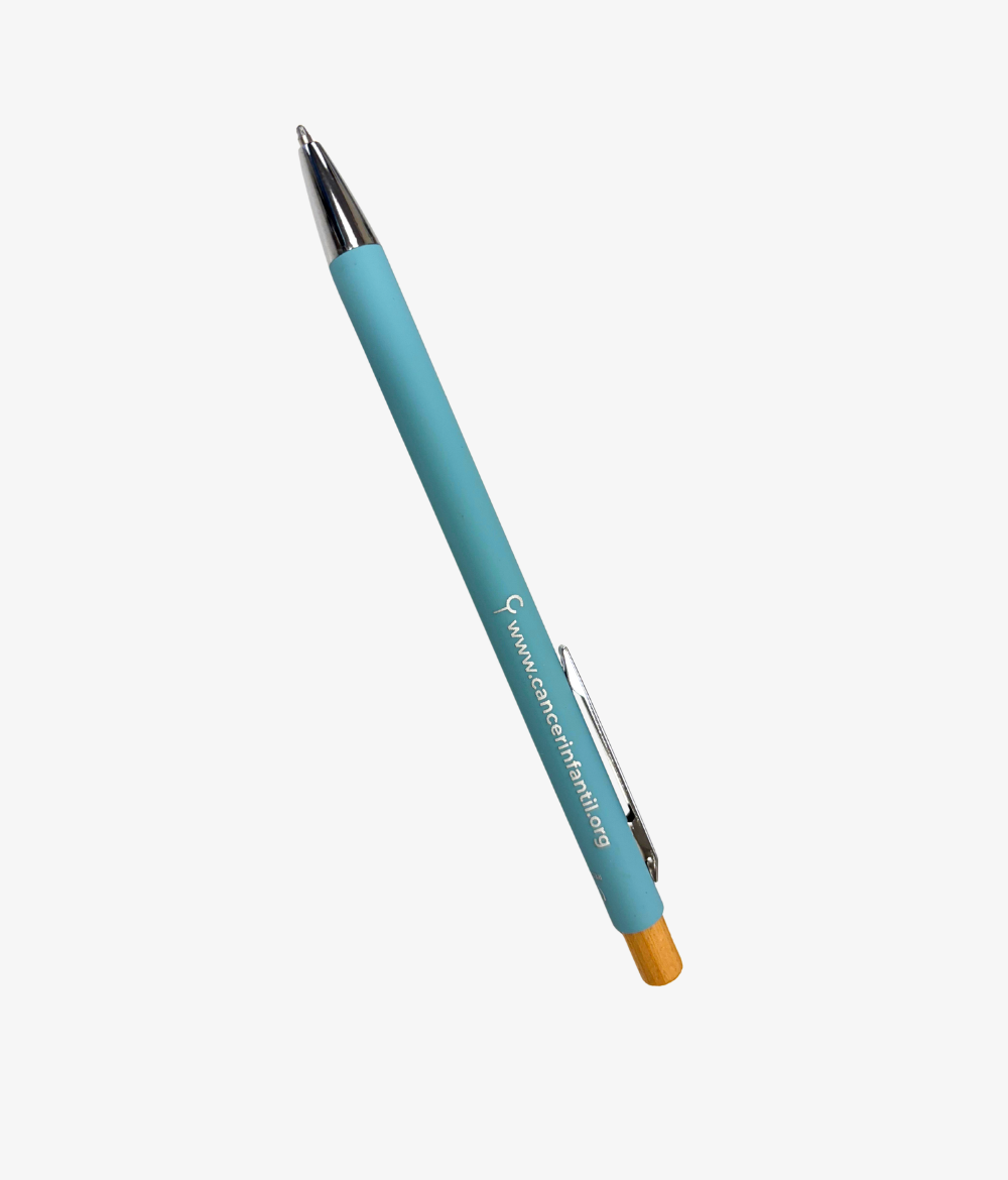 Bolígrafo azul claro