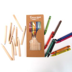estuche de lápices de colores