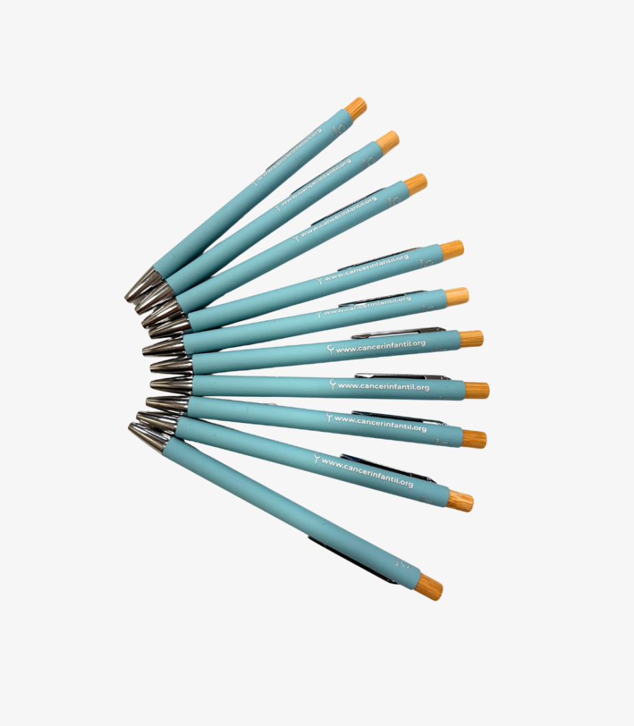 Bolígrafos azules claros